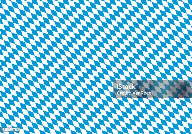 Vector Horizontal Beer Fest Background Stock Illustration - Download Image Now - Bavaria, Flag, Pattern