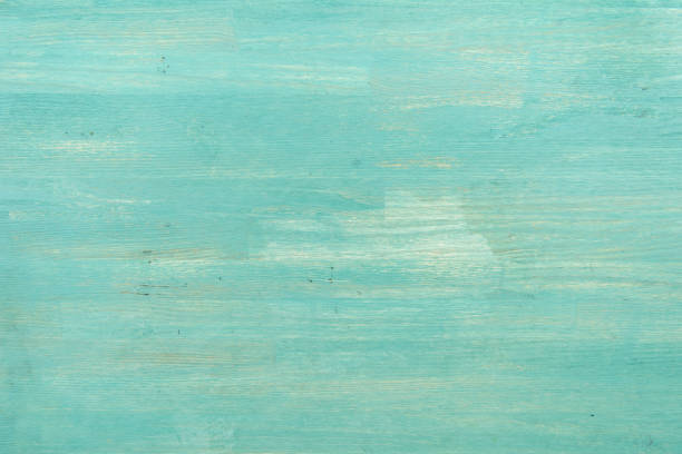 istock Abstract empty turquoise wooden textured background, close-up view 815620242