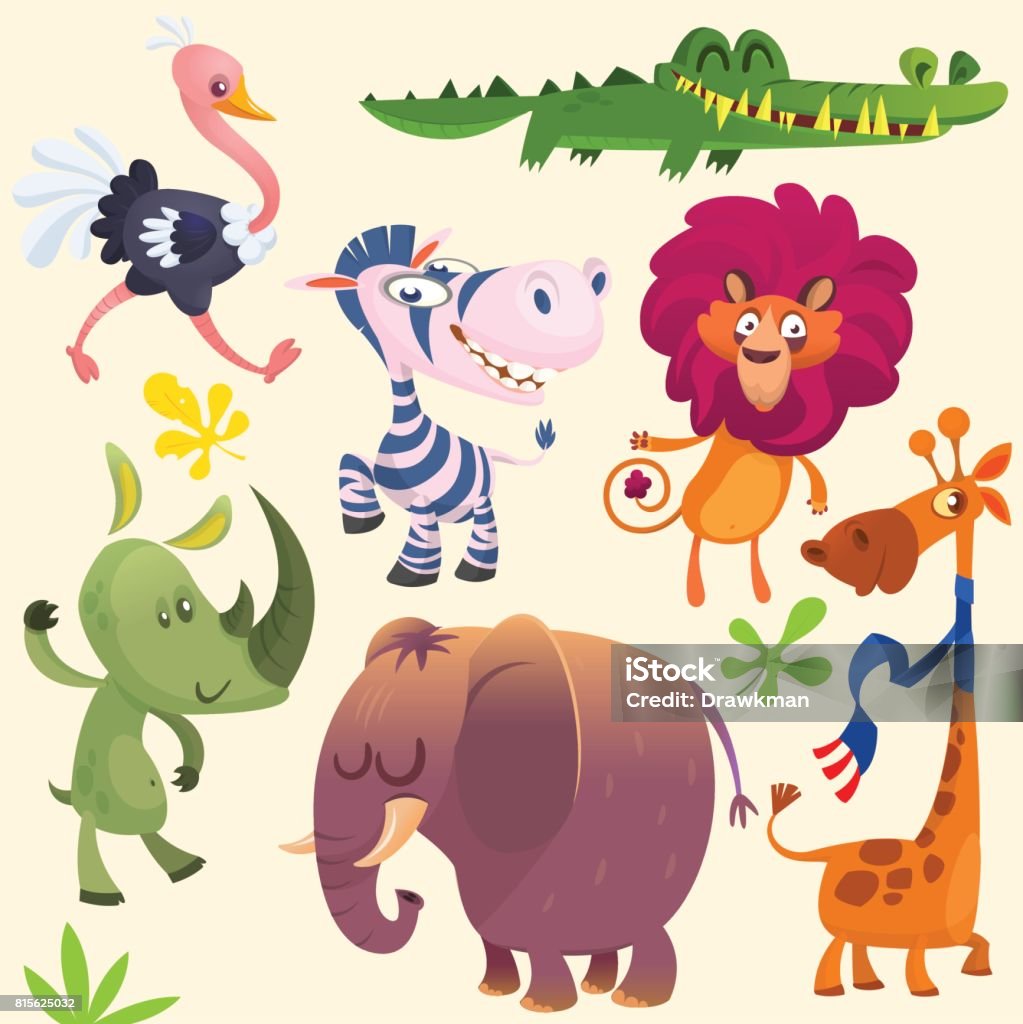 Ilustración de Set Animales De La Sabana Africana De La Historieta Colecciones Del Ícono De Animales Salvajes Conjunto De Animales Plano Vector Ilustración De Dibujos Animados Selva Elefante Jirafa Rinoceronte Cebra Avestruz Ilustración de Set Animales De La Sabana Africana De La Historieta Colecciones Del Ícono De Animales Salvajes Conjunto De Animales Plano Vector Ilustración De Dibujos Animados Selva Elefante Jirafa Rinoceronte Cebra Avestruz