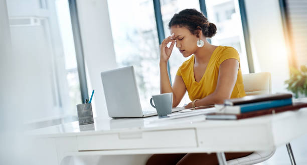 istock Eye strain turning into a migraine 815638706