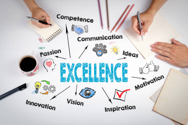 istock Excellence Concept. The meeting at the white office table 815638894