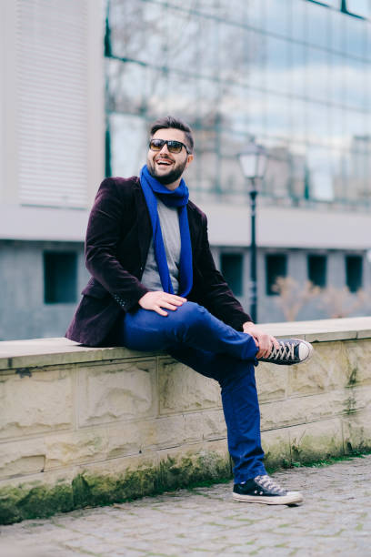 istock Handsome young man on a walk in town 815669466