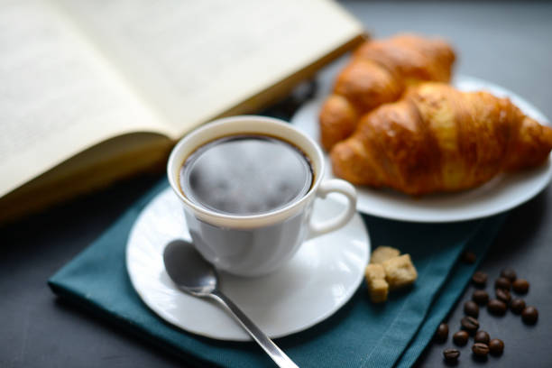 istock Fresh croissants and coffee 815695066
