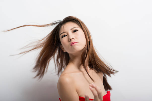 istock A girl with long hair 815699606