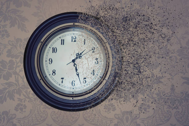 istock Watch destroyed by time in the sand. Concept time is running out 815701896