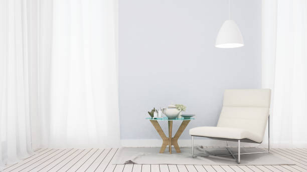 istock living room in home or apartment - 3D Rendering 815708820