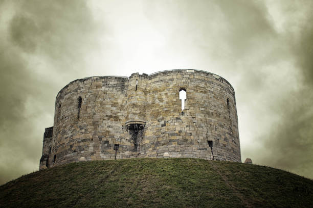 Clifford's Tower at York Castle in England