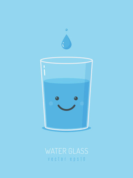 Vaso De Agua Vectores Libres de Derechos - iStock Vaso De Agua Vectores Libres de Derechos - iStock
