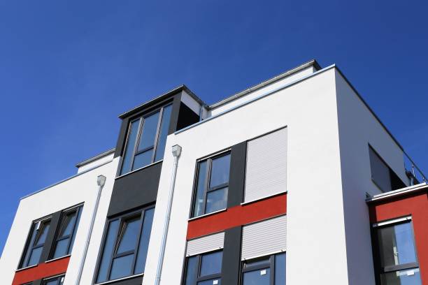istock House with new facade painting 815723452