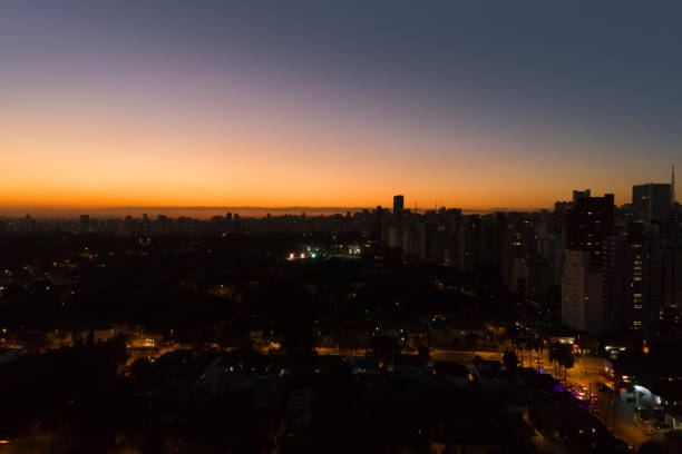 istock Wonderful sunset over Sao Paulo, Brazil 815761162