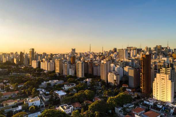 istock Sunset over Sao Paulo, Brazil 815761164