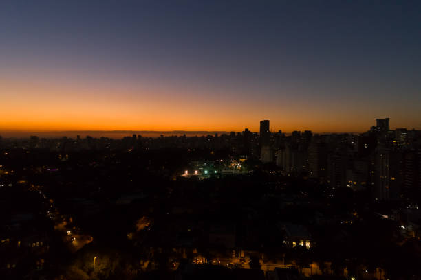 istock Wonderful sunset over Sao Paulo, Brazil 815761170