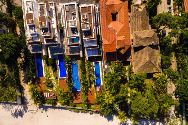 beach luxury houses - africa south beach landscape imagens e fotografias de stock