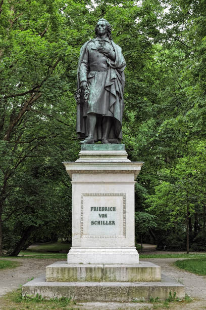 istock Schiller monument on Maximiliansplatz square of Munich, Germany 815778534