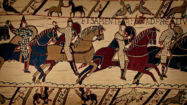 Bayeux Tapestry Moving Closeup