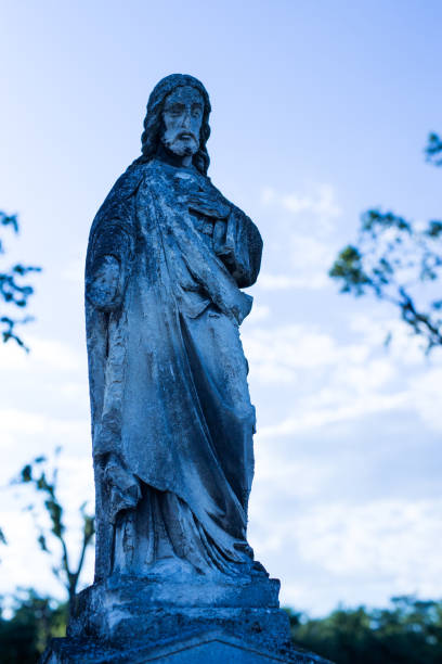 istock Stone figure of Jesus 815820702