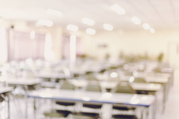 istock Blurred meeting room background, Blur office background 815836000