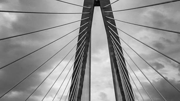 istock Closeup Arthur Ravenel Jr Cooper River Suspension Bridge Charleston SC 815836076