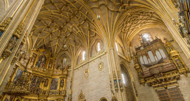 istock High altar and organ in the cathedral of Plasencia, Spain 815836620