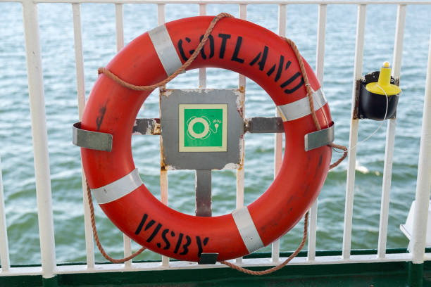 istock Gotland, Visby Lifebuoy Close up. 815849448