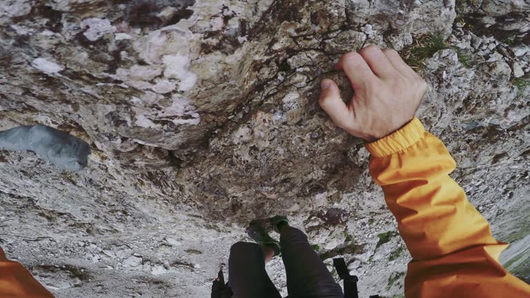 Point of View Video: climbing Via Ferrata on the Alps