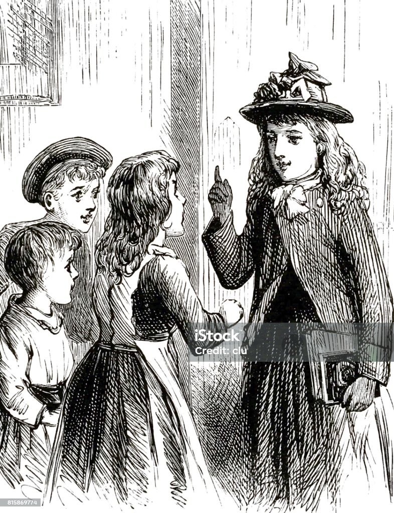 Four Children Talking To Each Other Telling Secrets Stock Illustration - Download Image Now - iStock Four Children Talking To Each Other Telling Secrets Stock Illustration - Download Image Now - iStock