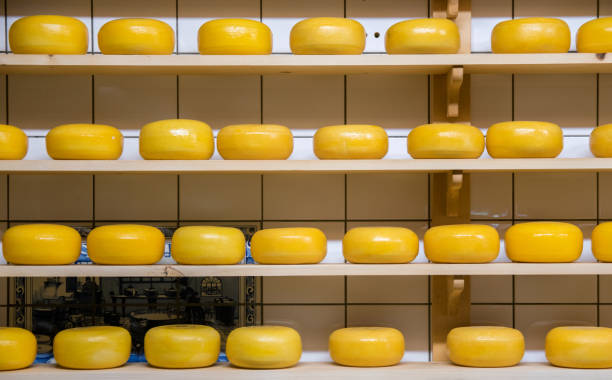 istock Stack of cheese in a store at Amsterdam, Netherlands 815873076