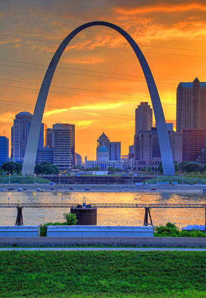 istock St. Louis, Missouri Skyline and the Gateway Arch 815873436