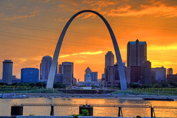 istock St. Louis, Missouri Skyline and the Gateway Arch 815873468