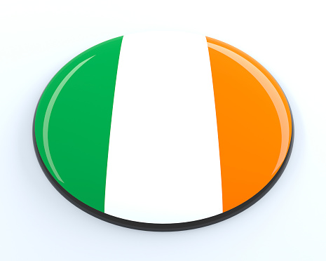 3D badge of Ireland