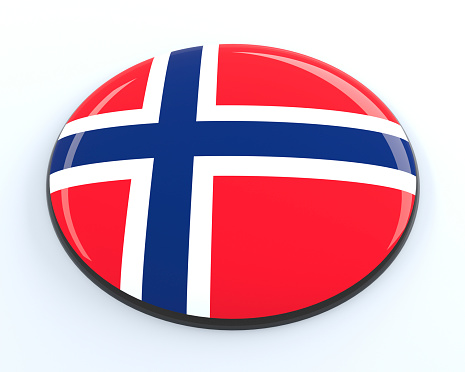 3D badge of Norway