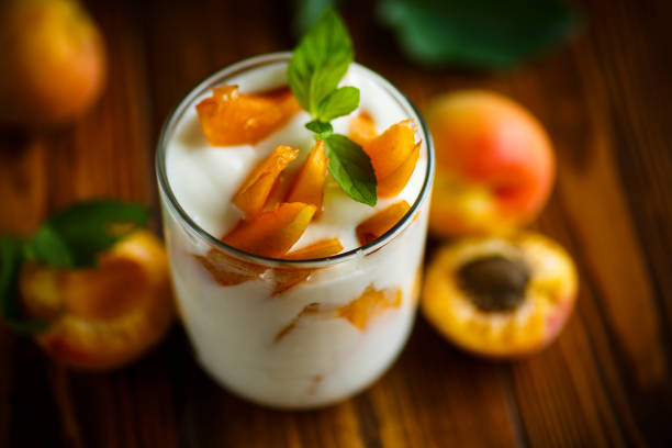 istock Sweet Greek yogurt with apricots 815900508