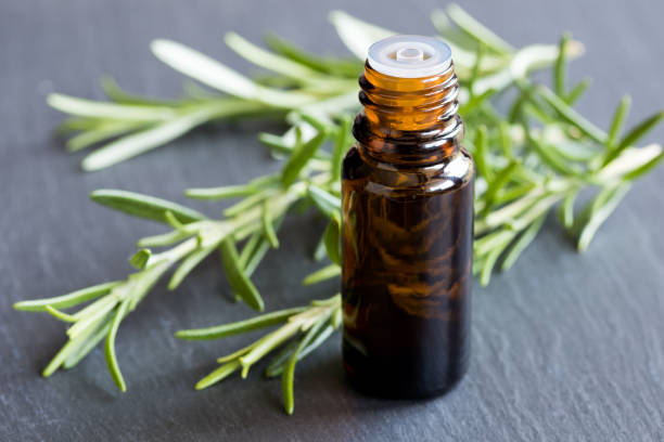 istock A bottle of rosemary essential oil 815924852
