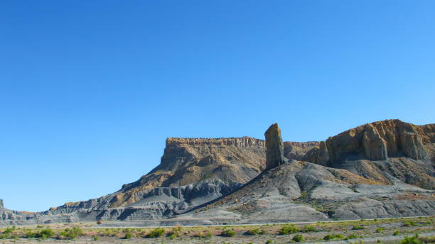 istock Rock formations on the mountains due to erosion , Nevada - Utah 815925194