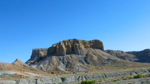 istock Rock formations on the mountains due to erosion , Nevada - Utah 815926878