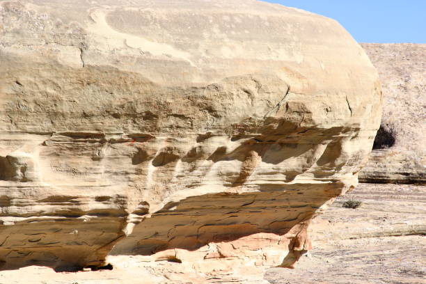 istock Rock formations on the mountains due to erosion , Nevada - Utah 815931590