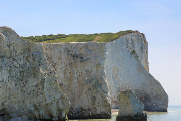 seaford head falaise - seaford photos et images de collection