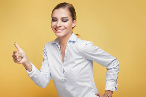 istock Elegant young businesswoman posing. 815972892