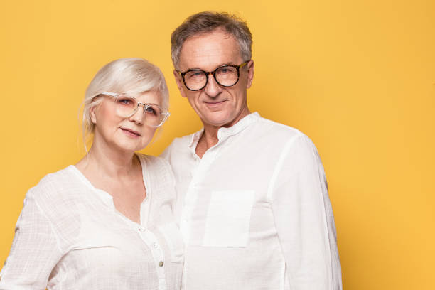 istock Happy senior couple posing. 815975298