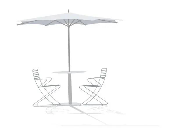 Vector illustration of Sunshine Patio Set