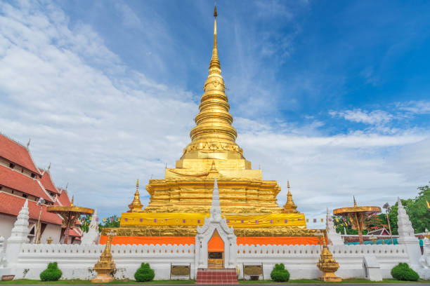 istock Wat Phra That Chae Haeng temple at Nan province, Thailand. 816018006
