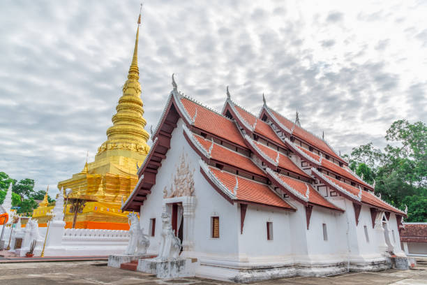 istock Wat Phra That Chae Haeng temple at Nan province, Thailand. 816018040