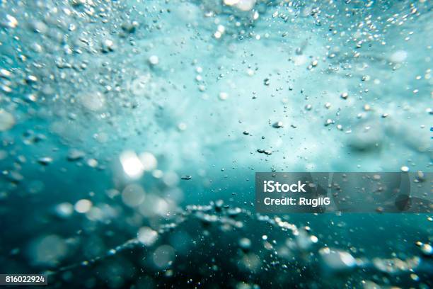 Bubbles Stock Photo - Download Image Now - Bubble, Sea, Flowing Water