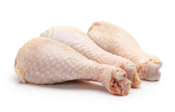 istock Chicken leg quarter   isolation on white background 816027892
