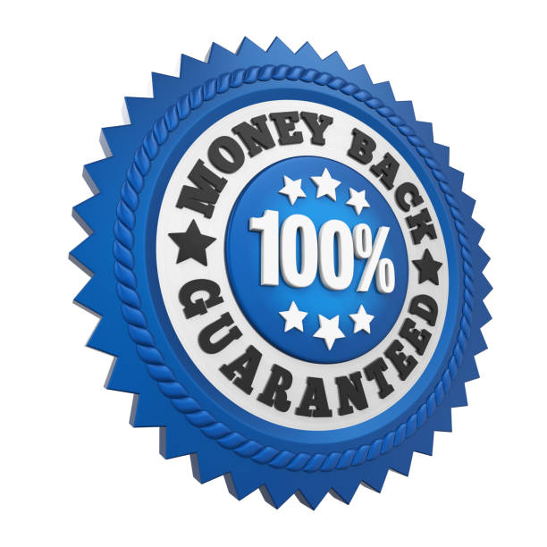 istock Money Back Guaranteed Label Isolated 816086458