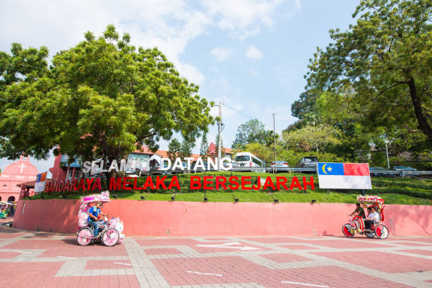 Malaysia - 10 February 2017 ::Dutch Square in Malacca, The World Heritage City of Malaysia