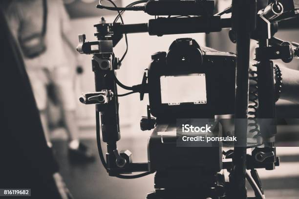 Professional Camera Equipment Stock Photo - Download Image Now - Filming, Movie, Industry