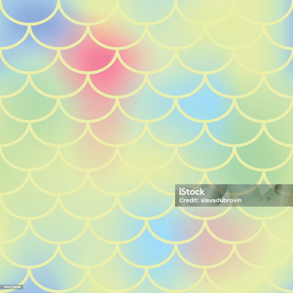 Da Cá Màu Vàng Nhạt Với Hoa Văn Vảy Nền Vector Nàng Tiên Cá Hình ...