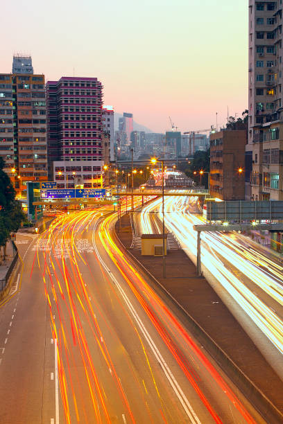 istock Busy traffic hour in sunset momentt 816134470
