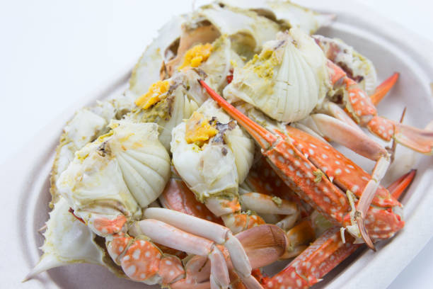 istock steamed crab on the plate 816159018
